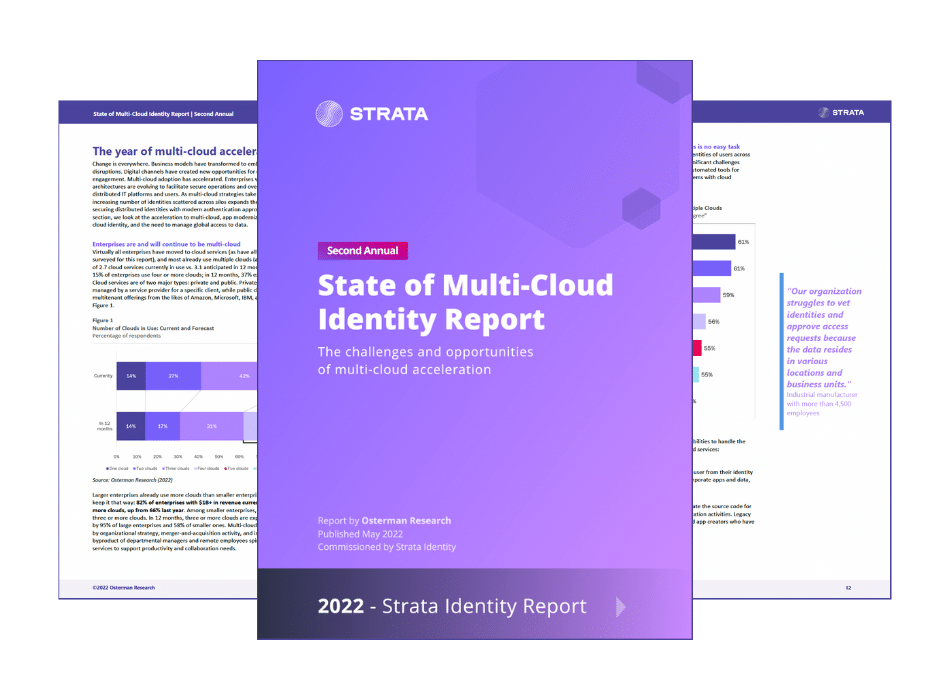 State of Multi-Cloud Identity report 2022